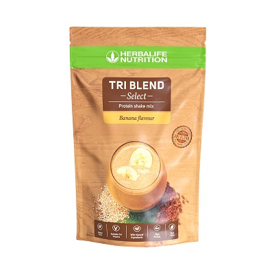 HERBALIFE - Tri Blend Select – Mélange pour Shake protéiné 600 g